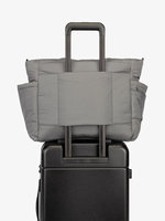 Sac de voyage élégant pour bébé avec matelas à langer, fixation fonctionnelle pour poussette, sac à main portable, sac à langer pour maman, sac à couches de voyage