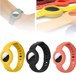 Bracelet réglable en silicone pour enfants étui antiperte pour bracelets de montre intelligents <span class=keywords><strong>AirTag</strong></span> pour enfants vente en gros - Product Image 4