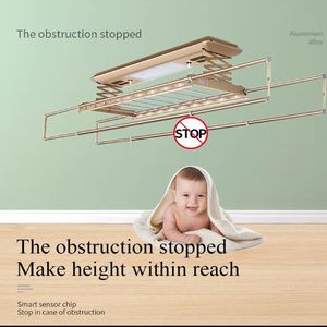 Smart Wireless Ceiling <b>Laundry</b> <b>Products</b> Machine Lifting Hanger Balcony Automatic Clothes Line Electric Clothes Airer Dryer - Product Image 5