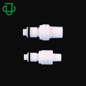 JU Universal 1/4 1/8NPT rosca macho adaptador de plástico de desconexión rápida insertar acoplamiento - Product Image 1