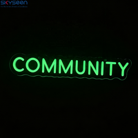 Lettres lumineuses LED personnalisées SKYSEEN, enseignes néon en acrylique, bandes LED, enseignes électroniques pour mariage, entreprise, maison, décoration d'événements