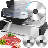 Trancheuse de fruits et légumes électrique semi-automatique à lame en acier inoxydable 304 120V/60Hz 230V/50Hz Nouveau pour trancheuse à viande domestique