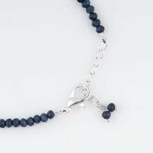 GEMKORA Blue Quartz Faceted <b>Beads</b> <b>Bracelet</b> For Women Gift Jewelry - Product Image 3