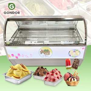 Vitrina Congeladora para Helados, Gelato Italiano, 6, 16, 18, 20, 24 Recipientes, Precio de Máquina Exhibidora - Product Image 1
