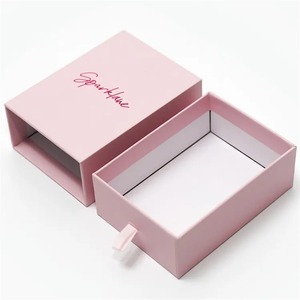 กล่องบรรจุภัณฑ์น้ำหอมแบบลิ้นชักสีชมพูคุณภาพสูงสั่งทำพิเศษ พร้อมบรรจุภัณฑ์ของขวัญเครื่องประดับ - Product Image 1
