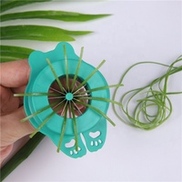 Recién llegado, utensilios de cocina para cebollas verdes, cebolletas, apio, 12 cuchillas, trituradora de cortador de cebolla verde de acero inoxidable