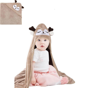 Toallas de Baño para Bebé con Capucha, Suaves, con Diseño de Animales, Manta para Bebé, Toalla de Baño para Bebés, Toallas para Niños Pequeños, Niños y Niñas - Product Image 3