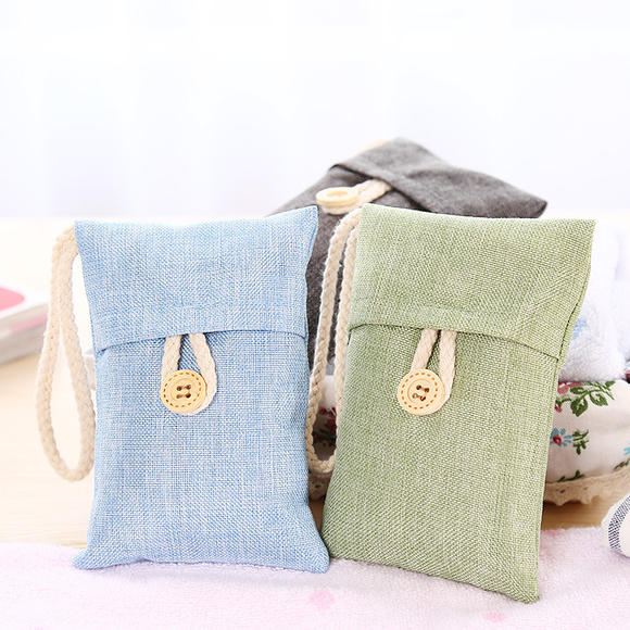 Индивидуальный дизайн, 100% натуральный и не содержащий химических веществ мешок из бамбукового угля для поглощения специфического запаха