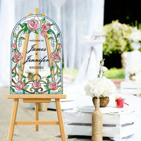Panneau de bienvenue personnalisé en acrylique pour mariage, imprimé sur mesure, pour la mariée et le marié, idéal pour les banquets (Drop-shipping POD)