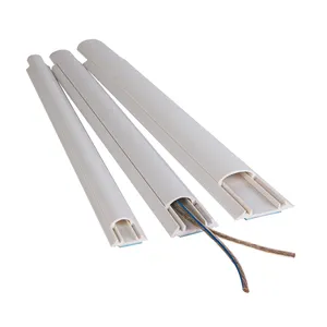 PVC trunking 100x100mm 75x75mm 50x50mm 60x40mm Underfloor Trunking Plastic Wire Cable Conduct Electric Wire Trunking