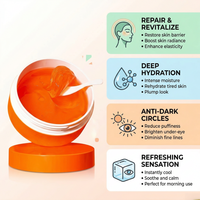 Patchs Hydrogel Vitalisants pour les Yeux au Collagène PDRN OEM (60 unités) – 5 Types : PDRN + Vitamine C + Glutathion + Niacinamide – Pour Tous Types de Peau