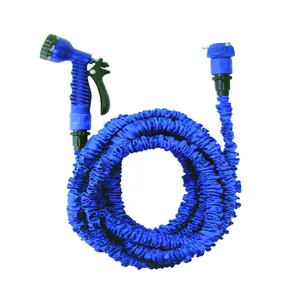 home garden products 2021 expandable garden hose flex water plastic hose with brass fitting