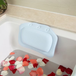 Oreiller de baignoire portable doux appui-tête étanche avec ventouses oreillers en PVC coussin tête cou repos - Product Image 3