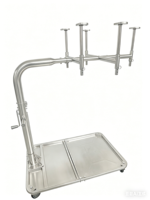 Porte-bagages de toit rigide monobloc en acier inoxydable pour Wrangler, conception non pliable