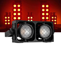 IP65 étanche 2*350W LED Blinder lumière 2 yeux COB lumière de scène à tête mobile pour public blanc DMX512