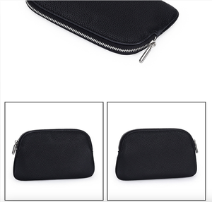 Ando Bag Genuine Cowhide Leather Slim Long <b>Zipper</b> <b>Wallet</b> Unisex Cash Card Organizer with Multiple Compartments - Product Image 4