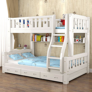 Lit superposé en bois massif pour enfants, Oem, <span class=keywords><strong>blanc</strong></span>, offre spéciale, nouvel arrivage - Product Image 4