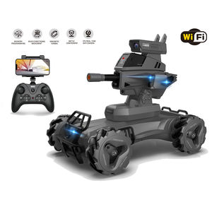 Coche Tanque de Control Remoto F06 para Niños con Función de Programación, Vehículo Electrónico de Radiocontrol con Luces y Sonido - Product Image 1