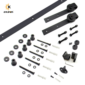 Perlengkapan Pintu Geser Gudang Modern Kokoh dari Pabrik Oksun, Set Roda Pintu Geser untuk Distributor - Product Image 4