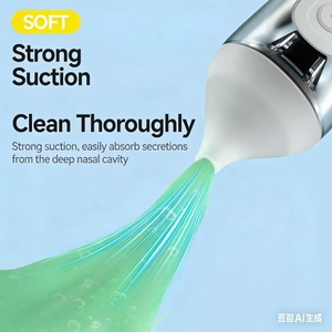 Suministros Médicos para Bebés, Limpiador Nasal para Bebés, Tecnología de Succión Ajustable, Eliminación de Mocos sin Esfuerzo - Product Image 5