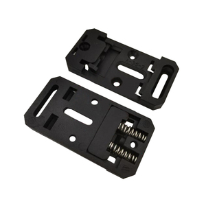 AHANDMAKER 10 pezzi clip di montaggio per guida DIN universale con 1,02 pollici di larghezza, staffe di montaggio su guida DIN per il montaggio del