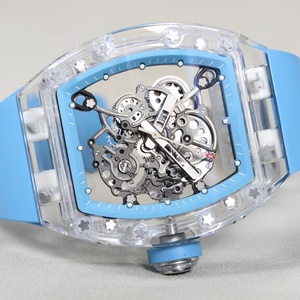 Reloj de Lujo con Caja Transparente de Cristal, Diseño Hueco que Revela el Movimiento, Ultrafino y Ultraligero, con Forma Delgada y Estilo Deportivo - Product Image 4
