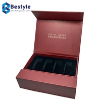 En gros Personnalisé Impression Magnétique Produits de Soins De La Peau Boîte D'emballage Cadeau Avec Plateau En Mousse EVA