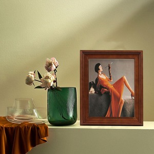 Cadre photo en bois naturel pour la vente en gros – Décoratif, à poser sur table ou à accrocher au mur, idéal pour les photos de famille - Product Image 3