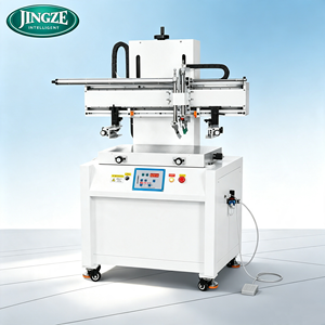 High Precision Printing Pneumatic Flat Silk Screen Machine For Stainless Steel Iron Copper Hardware Print