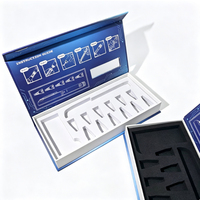 Caja de Embalaje de Cartón con Logotipo Personalizado para Viales de Pluma, Estuche de Almacenamiento Ecológico para Agujas de Pluma, Cartuchos, Viales de 3 ml y 10 ml