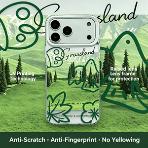 Custodia Protettiva Antiurto in TPU Trasparente con Line Art Paesaggio Naturale Prateria <span class=keywords><strong>Verde</strong></span>, per <span class=keywords><strong>iPhone</strong></span> 17 16 15 14 13 <span class=keywords><strong>Pro</strong></span> <span class=keywords><strong>Max</strong></span> - Product Image 2