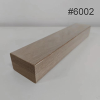 5060 Garde-corps d'escalier moderne peint en blanc préfini Balustre en bois de peuplier massif blanc