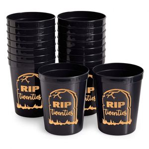 Gobelets de stade personnalisés en plastique PP incassable de 16 oz, réutilisables, sans BPA, compatibles lave-vaisselle, pour fêtes, boisson chaude directe - Product Image 3