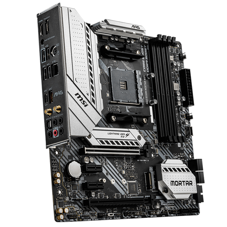 MSI MAG B550M MORTAR WIFI - AMD Ryzen 5000 Series Support