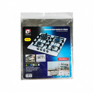 Protecteur de cuisinière en aluminium Erpsl 30x35cm 4 pièces pour couvercle de cuisinière à gaz de cuisine - Product Image 2
