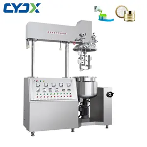 CYJX mesin pencampur emulsi otomatis krim kosmetik vakum untuk krim tubuh mesin pencampur homogenisasi vakum