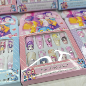 Autocollants pour ongles en plastique de qualité supérieure <span class=keywords><strong>K</strong></span>-POP Demon Hunt Girl Group, couverture complète, pour enfants et filles - Product Image 5