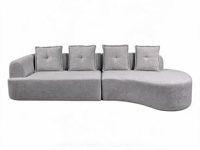 Modernes Minimalistisches Komprimiertes Sofa Gepolsterte Weiche Couch Platzsparend Verpackt Einfache Zollabfertigung