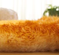 Tapis en peau de mouton mérinos australien authentique, 4x6,6 pieds, tapis en peau de mouton, tapis en peau d'agneau, 4 peaux, blanc