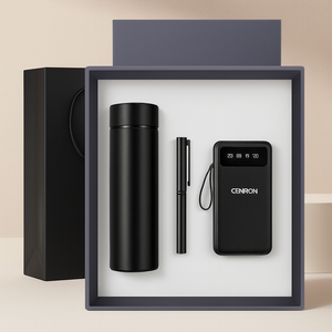Caja de Regalo con Termo Inteligente y Banco de Energía para Viajes, Juego de 3 Piezas con Bolígrafo de Firma para Trabajo Remoto y Visitas de Clientes - Product Image 3