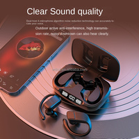 Headset TWS HiFi In-Ear Nirkabel dengan Indikator Baterai LED, Aksesori Game Khusus untuk Ponsel Tipe C