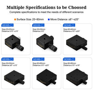 Diacion GTX25-35 TX-axis kırlangıç sonsuz dişli besleme yüksek yük kapasitesi optik ayar manuel gonyometresi lineer kılavuz blokları - Product Image 4