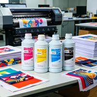 Encre de sublimation populaire en gros, anti-blocage, lavable et durable, pour usage quotidien et transfert sur vêtements personnalisés