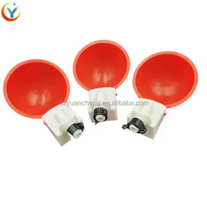 Automatic Plastic Chicken Nipple Drinker New Design Poultry Nipple Drinker Cup bowl for quail pigeon bird