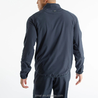 ZM-926 Boxer pour hommes Veste de gym Manteau avec panneaux en maille Vestes coupe-vent d'extérieur personnalisées avec capuche zippée cachée