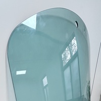 Verre de remplacement trempé pour vitre de porte avant T344818 compatible avec les chargeurs compactes John Deere 318E 319E 320E 324E 326E 328E 332E