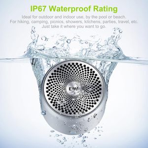 EWA a106pro xách tay mini <span class=keywords><strong>Bluetooth</strong></span> Loa không dây Super Bass ip67waterproof loa với trường hợp du lịch cho vòi hoa sen đi bộ đường dài cưỡi - Product Image 2