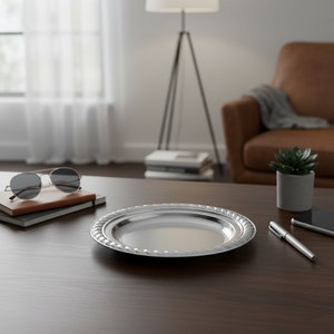 Vassoio Decorativo da 22,5 cm con Bordo per Casa o Ufficio - Product Image 3
