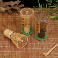 Fouet à matcha en bambou naturel éco-responsable, fait main, 100 brins, pour la cérémonie traditionnelle du thé, accessoires de préparation du thé en vrac