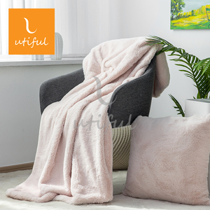 Siêu mềm rắn thỏ giả lông ném chăn - Product Image 6